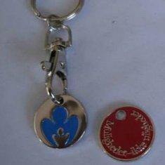 China Soft enamel, Brass, Laser Engraving, 1.2mm promotional metal keyrings wholesale