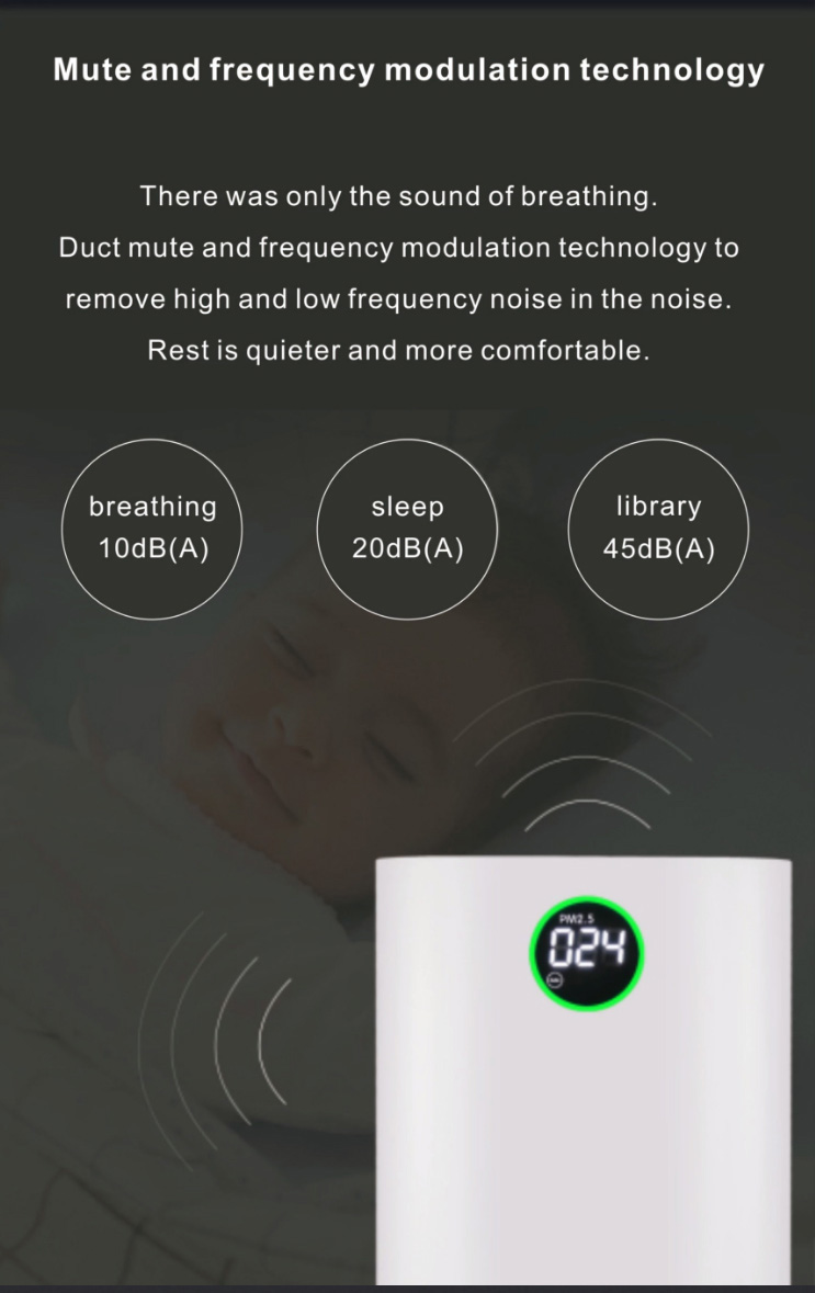 Homefish OEM Luftreiniger Purificateurd Air Purificador De Aire Purificatore Auto UVC Luftreiniger Humidifier WIFI Air Purifier
