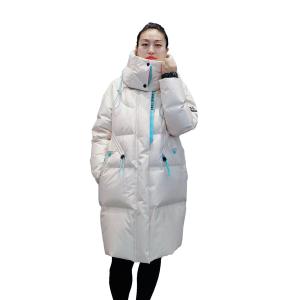 China FODARLLOY F22534 Ladies Warm Hooded Cotton-padded Clothes Women Slim Long Winter Jackets Women Coats wholesale