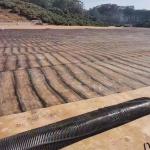 100kn/M Plastic HDPE Uniaxial Geogrid Geosynthetics Construction Material Soil