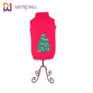 China Dog Christmas Sweater Funny Winter Pet Clothing Warm Vest For Small Medium Cats Puppy wholesale
