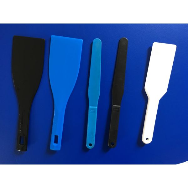 Plastic Screen Printing Ink Spatulas Four Colors For Ink Mixed / Offset Printing