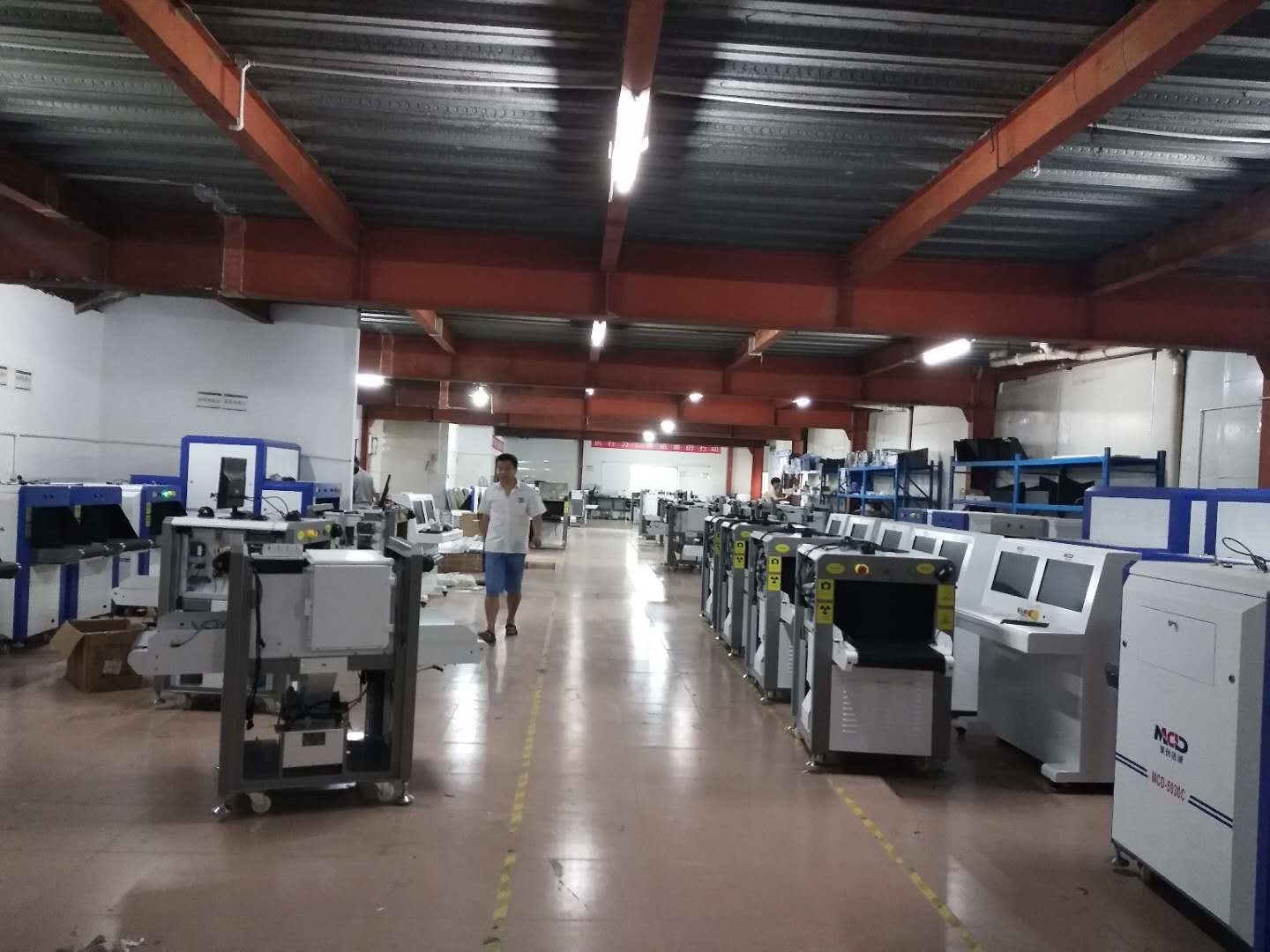 Professional X- Ray Airport Baggage Scanner , Mini X-Ray Scanner for factory security
