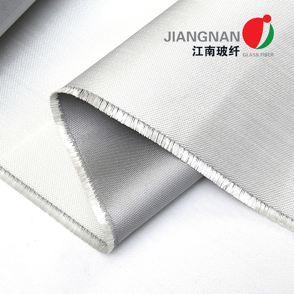 High Intensity Gray Silicone Coated Fiberglass Fabric 17oz 1.55m Width