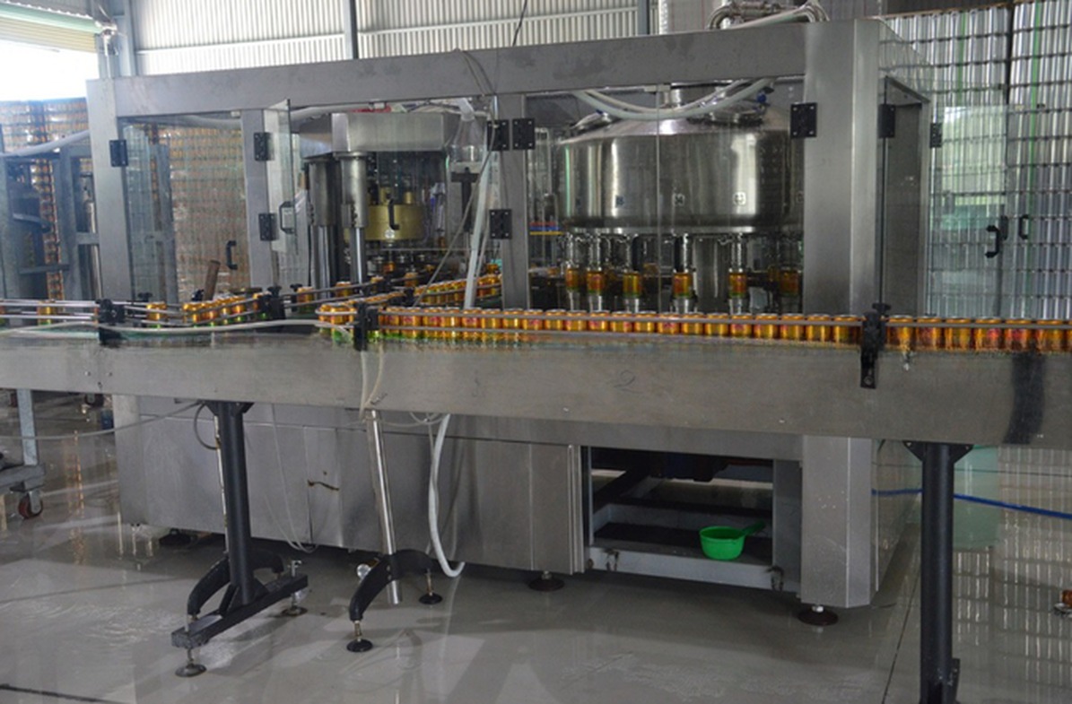 Metal Can Filling Machine for Complete Can Packing Line Soda Juice Rinsing Sealing