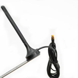China Black Magnetic Base Antenna 800 - 2700MHz Frequency With 3M Extension Cable wholesale