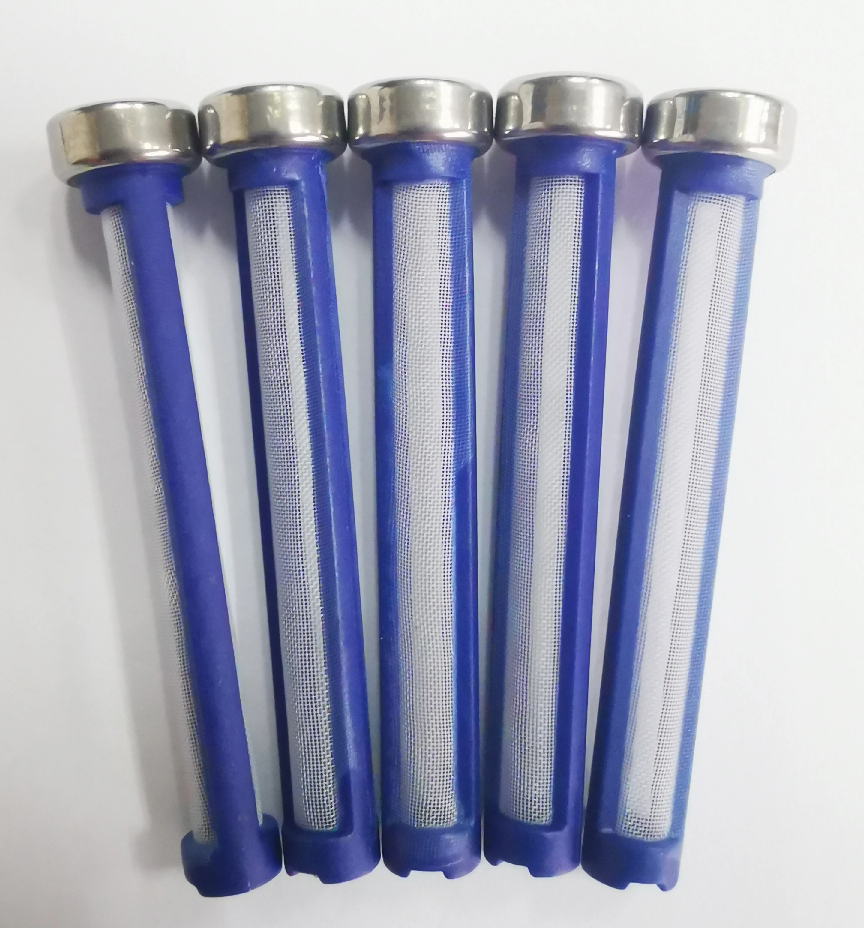 Fuel Injector Micro Basket Filter Size: 6.6*35mm Polyester Mesh Stainless Ring, Fuel Injector Repair Kits For Bosch