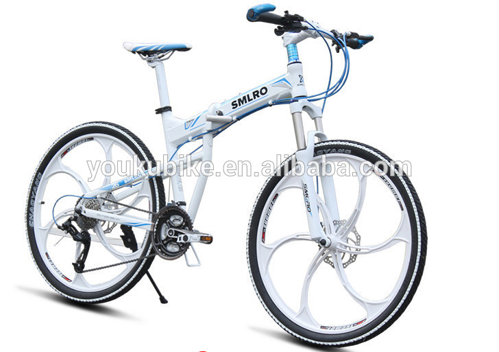 Load 150kg 26" 27 Gear Aluminum Folding Mountain Bike
