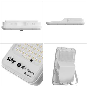 China IP66 Solar CCTV Light White 2500lm 2 Years Warranty wholesale