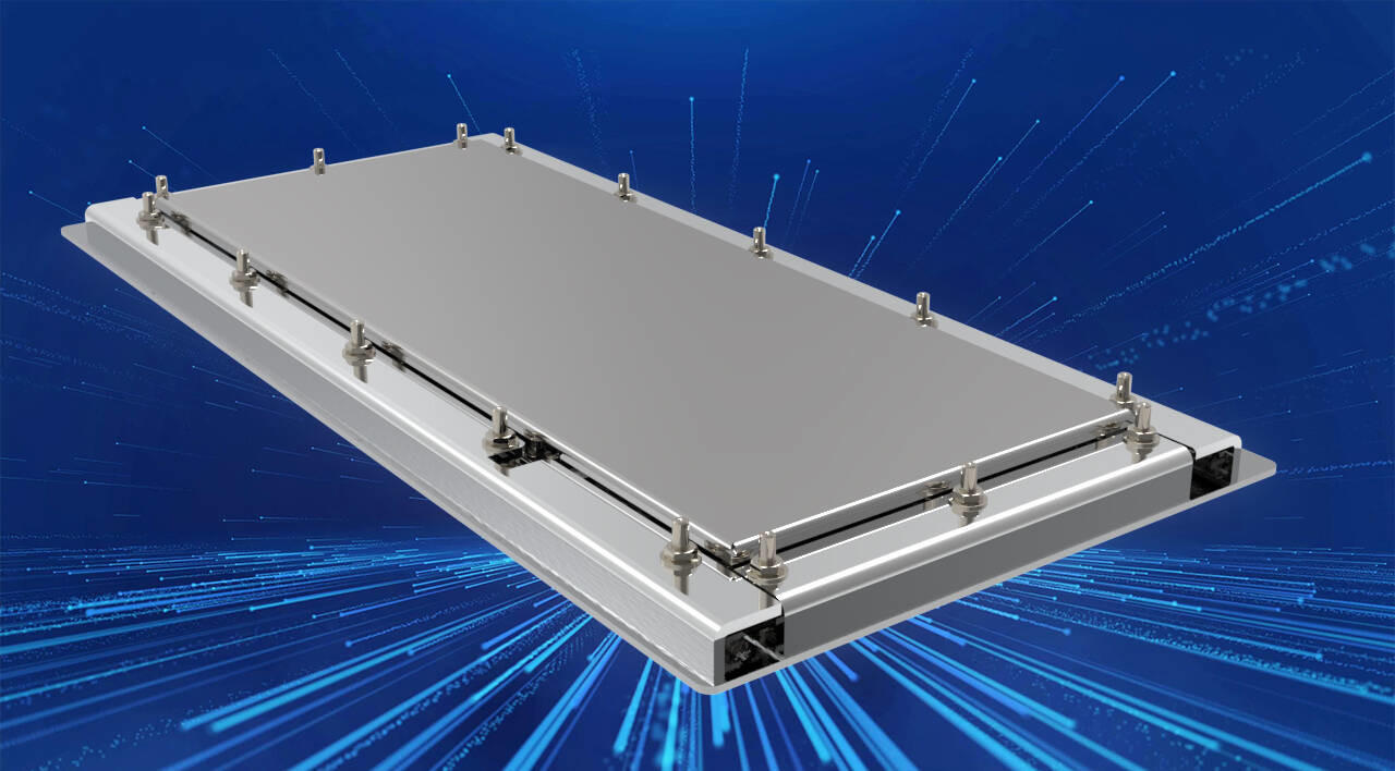 IP65 Panelmount Stainless Steel Metal Silicone Industrial Medical Keyboard With Touchpad