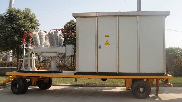 Outdoor Transformer Substation , Electrical Substation Box Oil Immersed Type