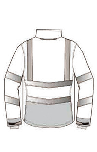 Hi Vis Orange/ Yellow Winter Work Jacket , OEM Cold Weather Fleece Jacket