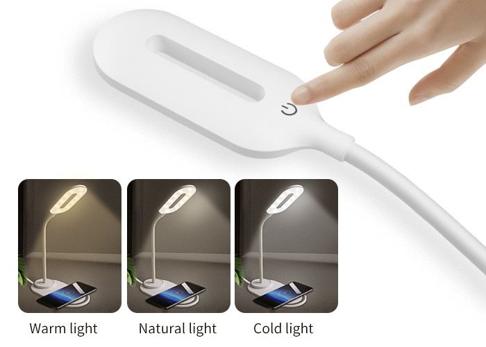 Foldable 73% 10W QI Wireless Charging Pad 3 Brightness Level