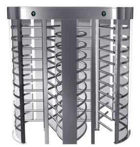China Indoor One-way Direction Full Height Turnstile with Stainless Steel Tube for Bus Station wholesale