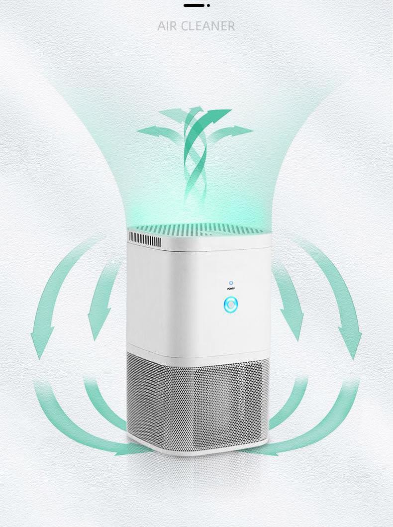 Air Purifiers for Home with HEPA Filter, Quiet Air Filter for Allergens, Hepa Air Purifier for Dust Hayfever Pollen Smok