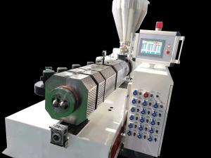 China 55KWConical Twin Screw Plastic Extruder 80/156 High Capacity on sale