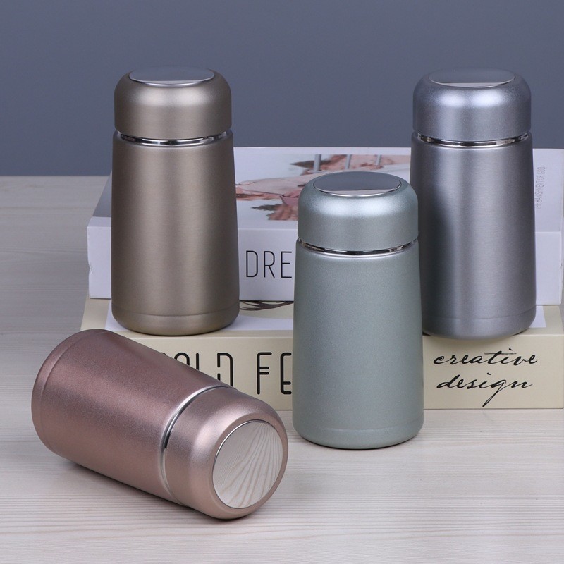 Cute Vacuum Cup,Mini Vacuum Cup Stainless Steel Water Bottle Insulated Cup Drink Water Bottle