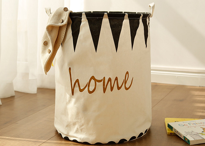 Foldable washing laundry clothes basket toy storage bag large box customizable colors banjour lacework