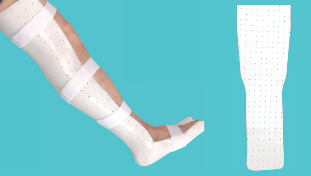 Antibacterial Custom Thermoplastic Splint Knee And Ankle Support Splint