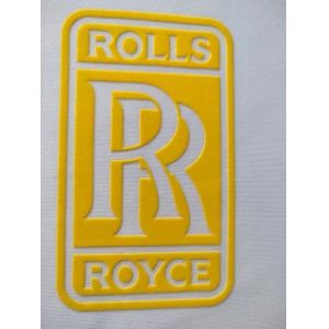 Raised Flocking Logo Customized 3D Heat Transfer For Clothes