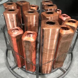 China Square Thickness 10mm Copper Mould Tube Continuous Casting wholesale