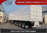 Steel Mechanical Suspension 60T 4 Axle Fence Trailer