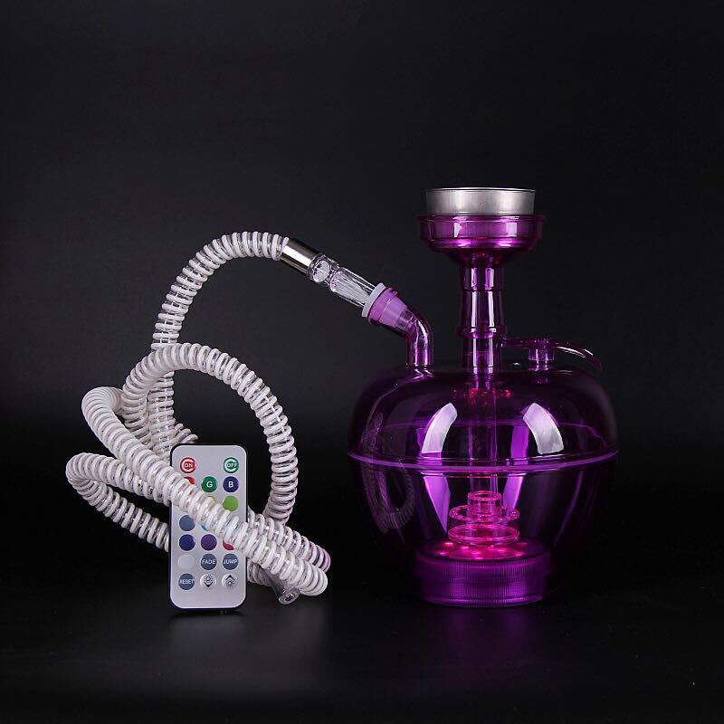 Safety Colorful Acrylic Hookah Wookah Plastic Shisha Set For Advantageous Prices