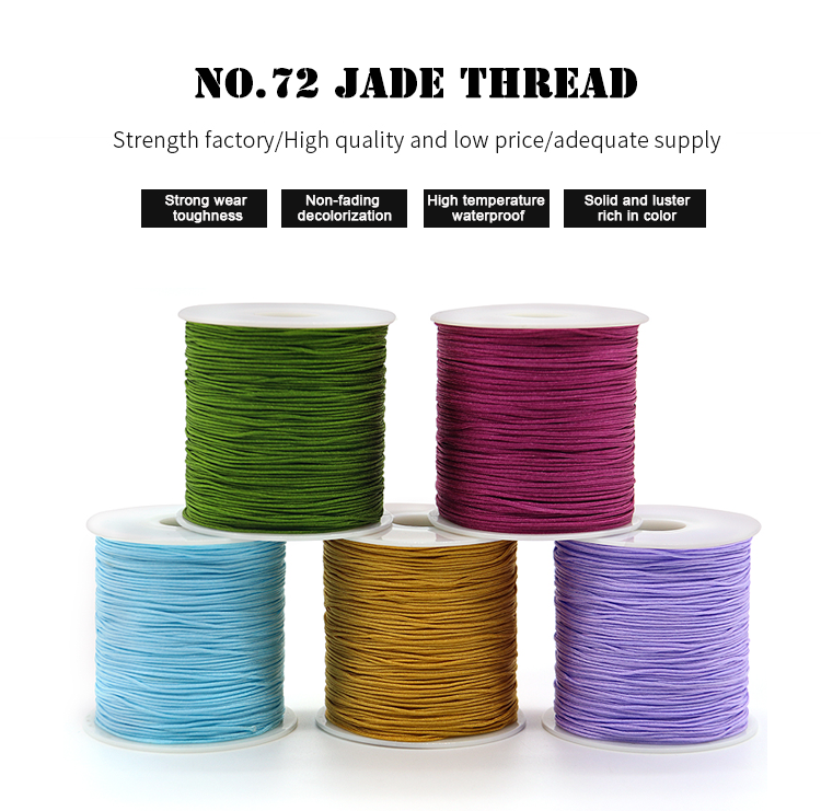 80m or Customized Length Chinese Knot Macrame Cord for Beading and Making Material