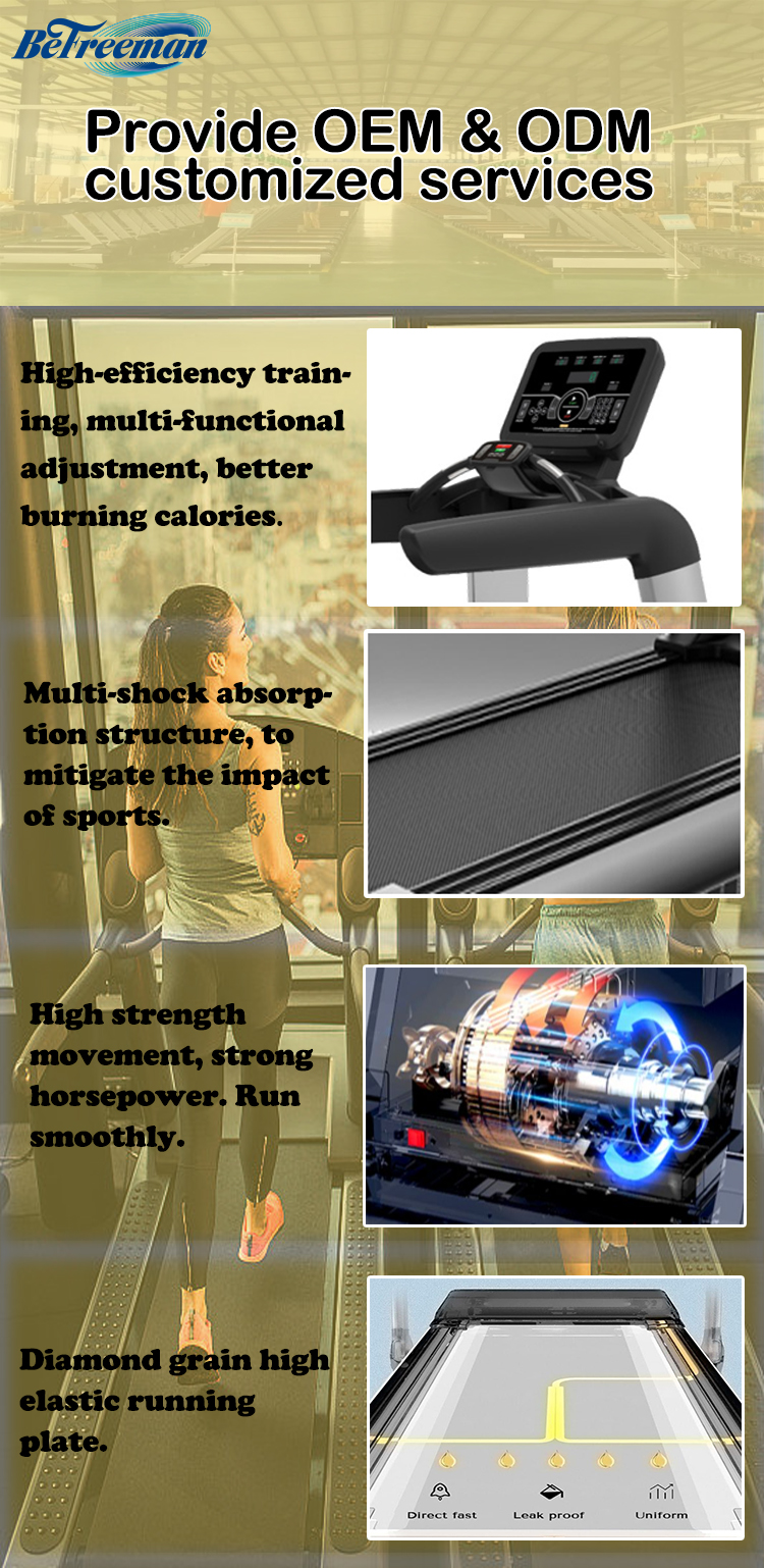 Gym Treadmill Commercial Cardio Training Heavy Duty 3.0 HP Electric Motor