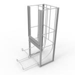 Customized Countertop Metal Wire Display Stand Canned Coffee Display Rack
