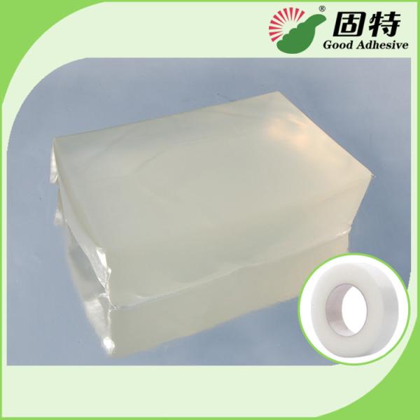 Colorless transparent Block Pressure Sensitive Hot Melt Glue , Colorless