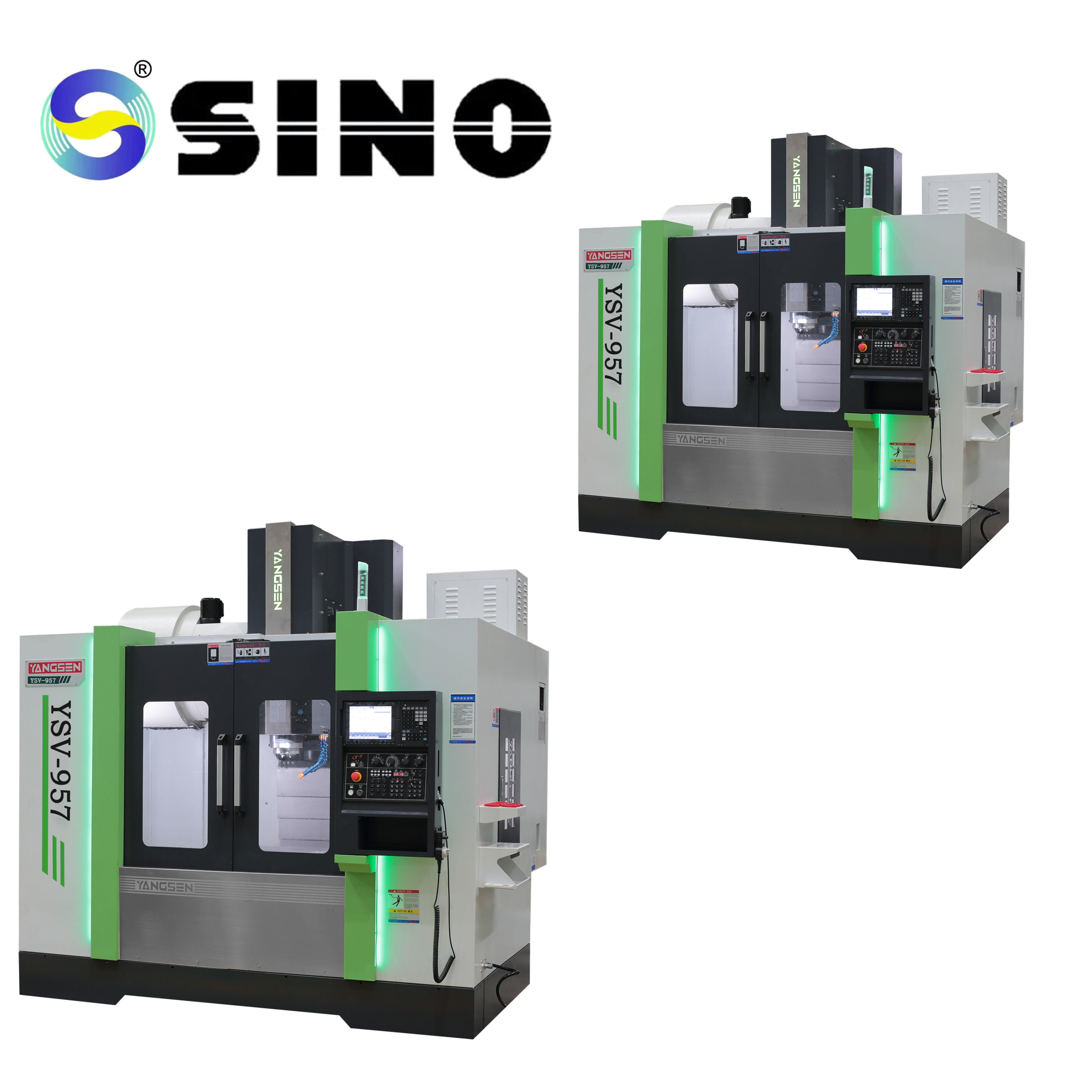 SINO YSV-1160 3 Axis Metal CNC Vertical Machining Center With DDS Transmission Type