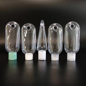 China Clear PET Flip Top Empty Plastic Lotion Bottle Containers wholesale
