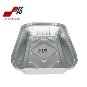 China 700ML Rectangular Aluminum Foil Box Carry - Out Container wholesale