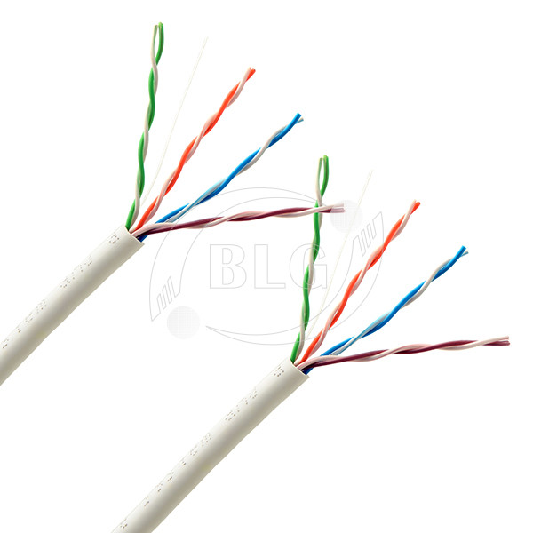 Indoor Cat5e Lan Cable PVC LSZH Jacket For 1000 Base - T Gigabit Ethernet