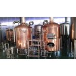 Food Beverage Stainless Steel GSTA 1000L Bronze Craft Beer Brewing Equipment for