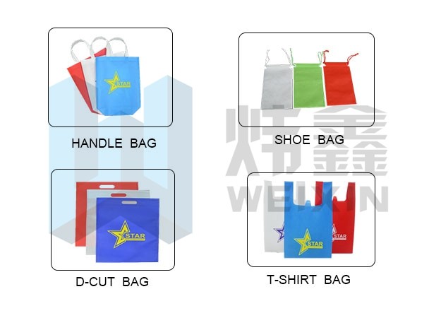 Tri - Dimensional Non Woven Bag Making Machine For Rope Bag Shopping Bag