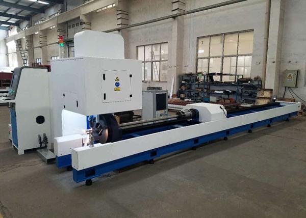 Stainless Steel Metal Fiber CNC Pipe Cutting Machine 2000W Automatic 6mm