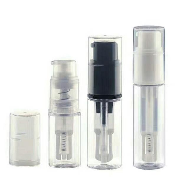 0.47oz 14ml Fine Mist Powder Spray Bottle Clear Cosmetic For Glitter Formulation