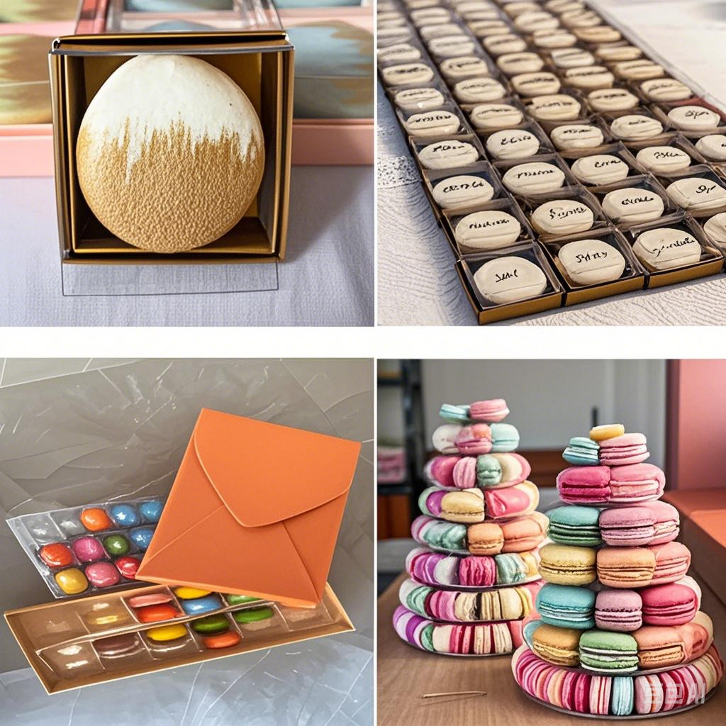 33 Grain Macaron Carton Packaging Display Stand Macaron Tray