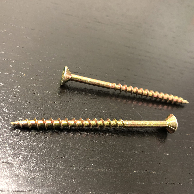 DIN7505 Zinc Plated Wood Deck Screws Countersunk Head Steel M4.0 x 75MM