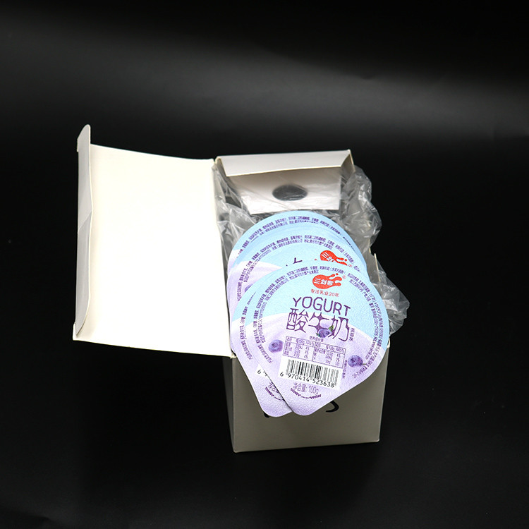 ODM MOPP Splitting Yogurt Foil Lids Die Cut PET Cup Eye Catching Printing