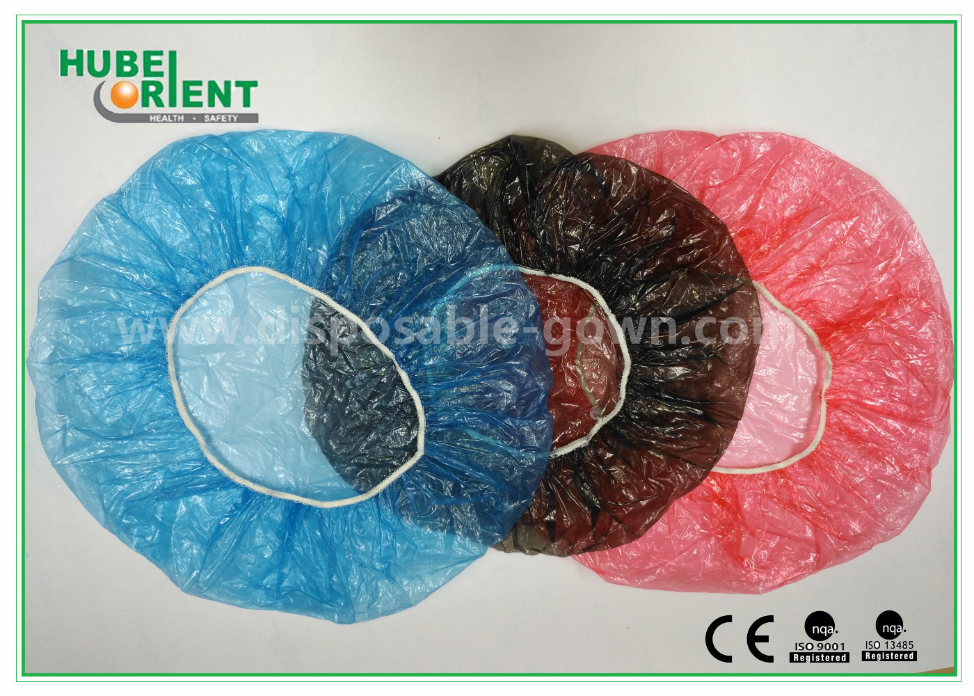 Single Elastic Breathable Round Non Woven Bouffant Cap