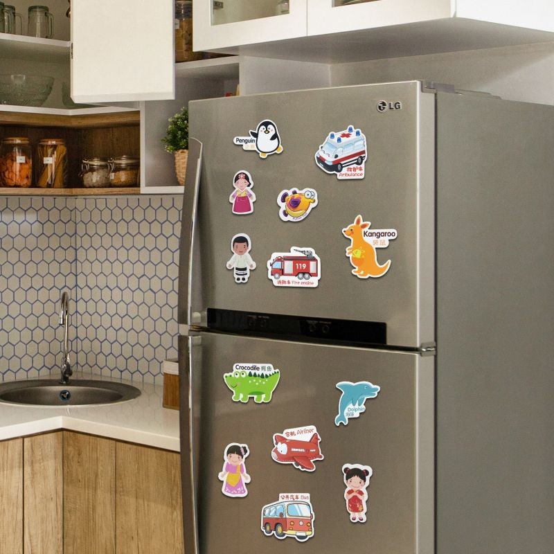 Colorful Refrigerator Cute Animal Fridge Magnets For Kids