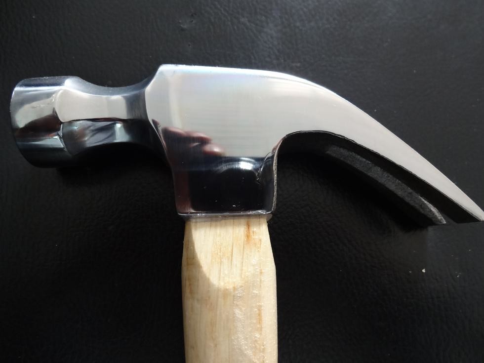 Claw Hammer (CLHM-01) with mirror polishing surface and TPR handle