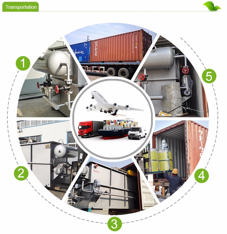 Water Treatment Plant Dissolved Air Flotation Machine with 4-300M3/Hour Capacity