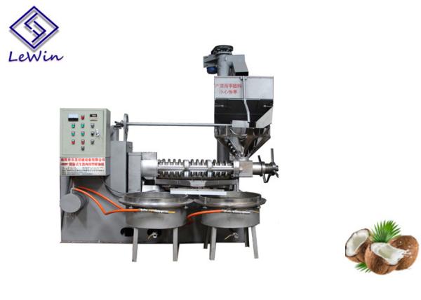380V Industrial Oil Press Machine , Coconut Oil Extraction Machine High