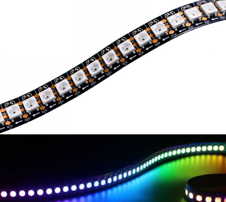 5050rgb WS2812 Flex Smart LED Mood Light Pixel 5V Addressable Led Strip Rgbw