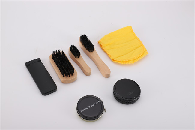 Shoe Polish Boot Care Kit Leather Shoe Shine Kit For Men Women Cleaner Brush With Cotton Shoe Cloth