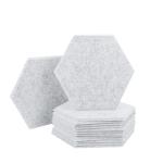 Self Adhesive Soundproof Hexagon Polyester Fiber Acoustic Panel Acoustic Wall